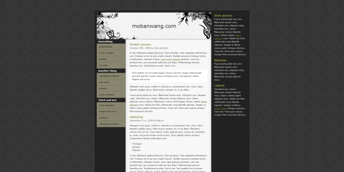 个性,花纹,图案,BLOG,个性花纹图案BLOG网页模板,网站模板免费下载,