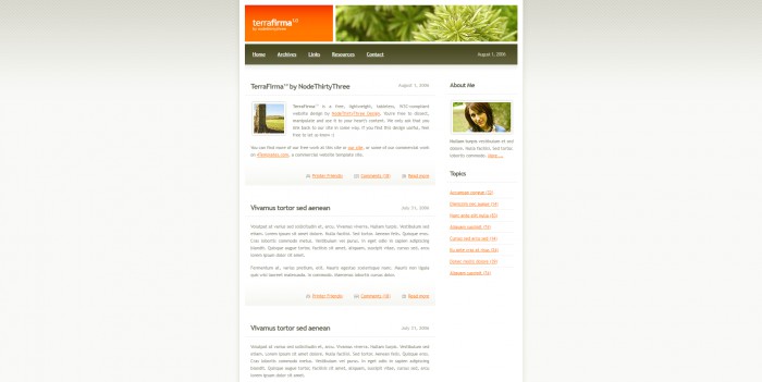 天空,领土,个人,BLOG,天空领土个人BLOG网页模板,网站模板免费下载,