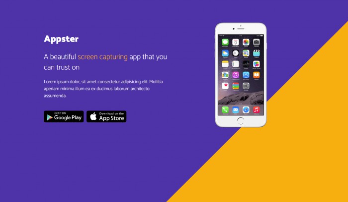 截屏,APP,功能,截屏APP功能展示网页模板,网站模板免费下载,