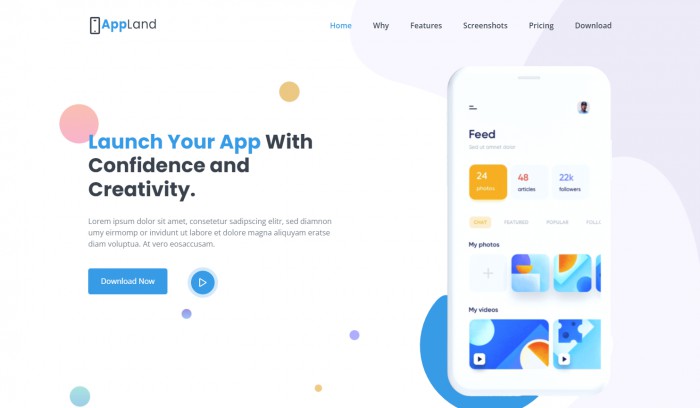 APP,手机,界面,手机APP界面服务展示网页模板,网站模板免费下载,