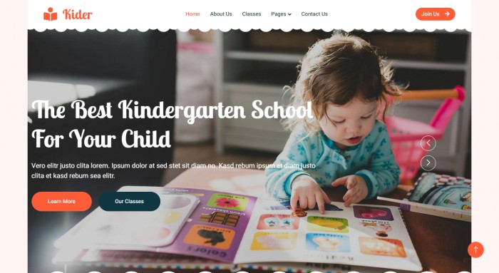 幼儿园,多彩,多彩幼儿园网页模板,网站模板免费下载,