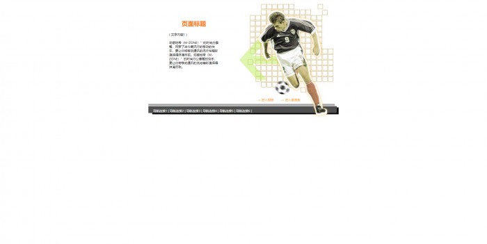 个人主页,足球爱好者网站模板,网站模板免费下载,