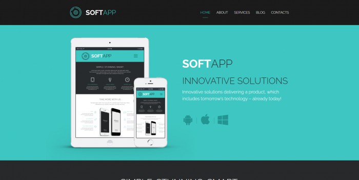 科技,APP,绿色,绿色创新科技APP全案展示网站模板,网站模板免费下载,