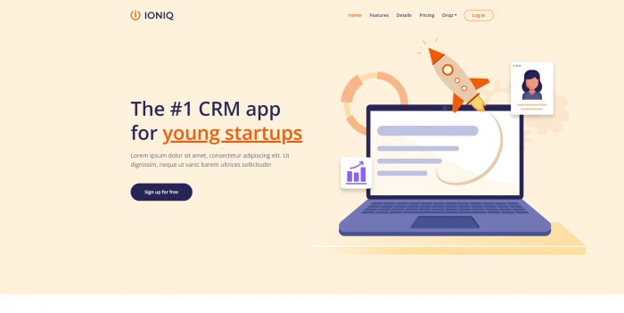 CRM,软件,商务,CRM软件商务服务网页模板,网站模板免费下载,