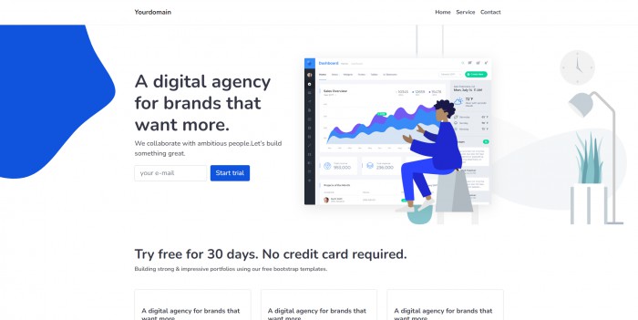 SaaS,软件,技术,SaaS软件技术服务网页模板,网站模板免费下载,
