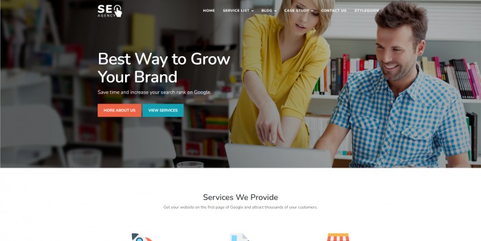 SEO,营销,SEO品牌营销网页模板,网站模板免费下载,