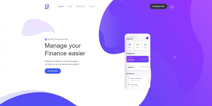 APP,紫色,商务,紫色移动商务APP网页模板,网站模板免费下载,