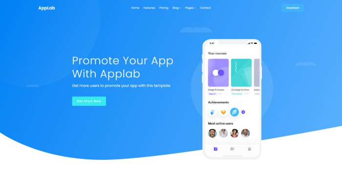 APP,开发,项目,展示,APP开发项目展示响应式网页模板,网站模板免费下载,