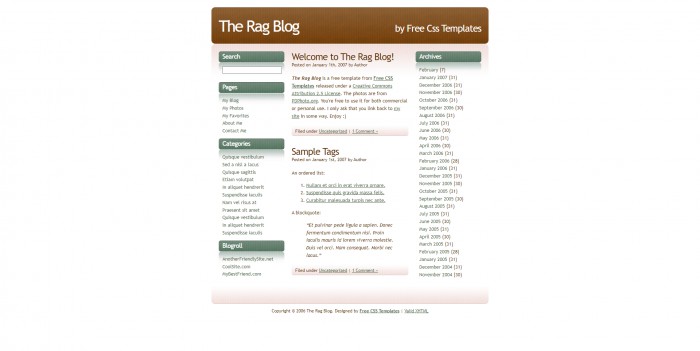 标题,倒影,BLOG,标题倒影BLOG网页模板,网站模板免费下载,