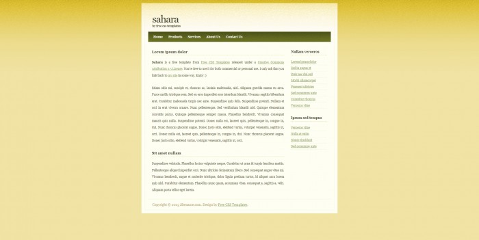 撒哈拉,风格,信息,撒哈拉风格信息网页模板,网站模板免费下载,