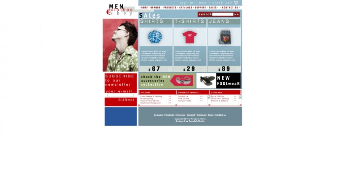 男装,服饰,销售,男装服饰销售网页模板,网站模板免费下载,