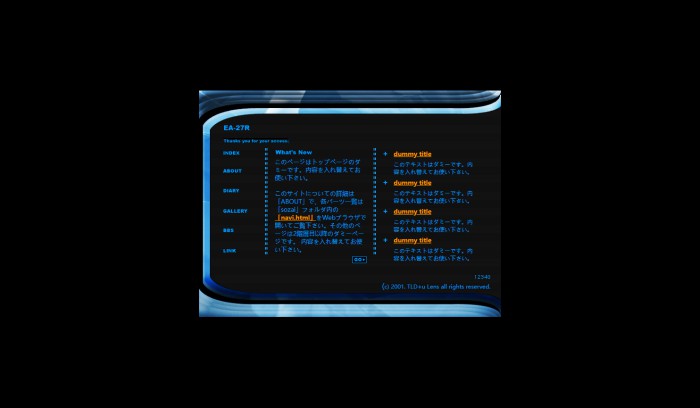 蓝色,黑色,企业,蓝黑色企业网站模板,网站模板免费下载,