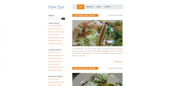 美食,沙拉,BLOG,美食沙拉BLOG网页模板,网站模板免费下载,