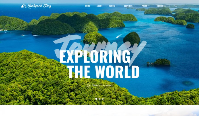 旅行,全球精选旅行服务网站模板,网站模板免费下载,