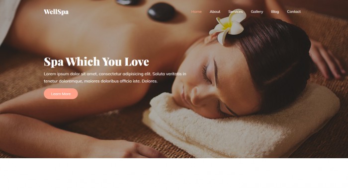 SPA,SPA服务项目响应式网页模板,网站模板免费下载,