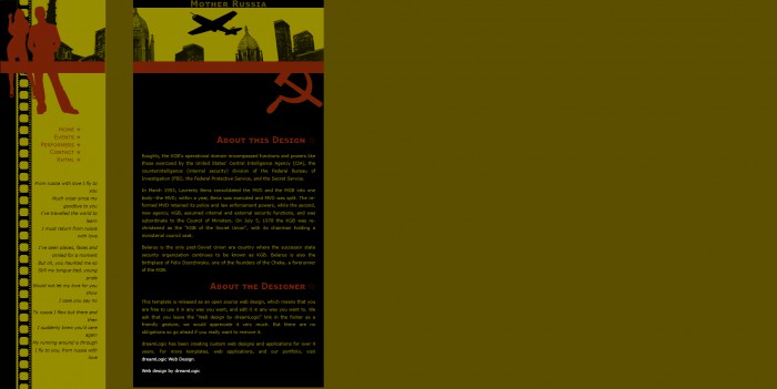 俄罗斯,母亲,主题,BLOG,俄罗斯母亲主题BLOG网页模板,网站模板免费下载,