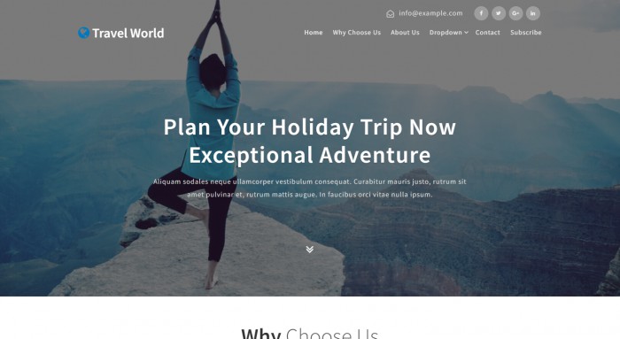 世界,旅行,计划,世界旅行计划响应式网页模板,网站模板免费下载,