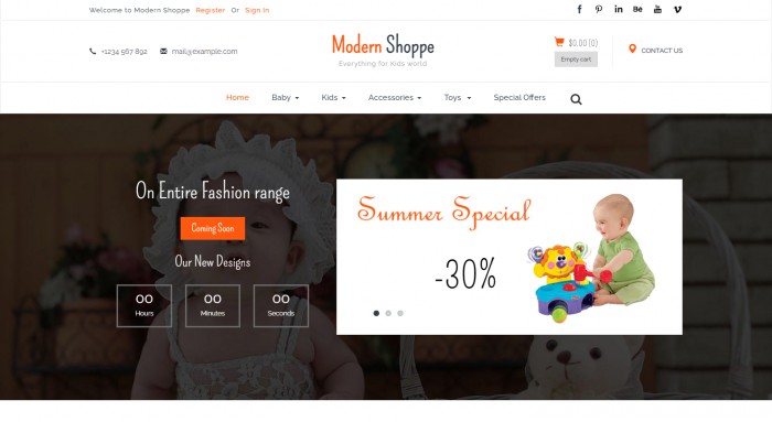 儿童,用品,玩具,商城,儿童用品玩具商城响应式网页模板,网站模板免费下载,
