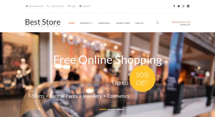 网店,产品,在线,销售,网店产品在线销售响应式网页模板,网站模板免费下载,