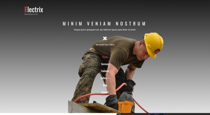建筑,模块,工业,建筑模块工业响应式网页模板,网站模板免费下载,