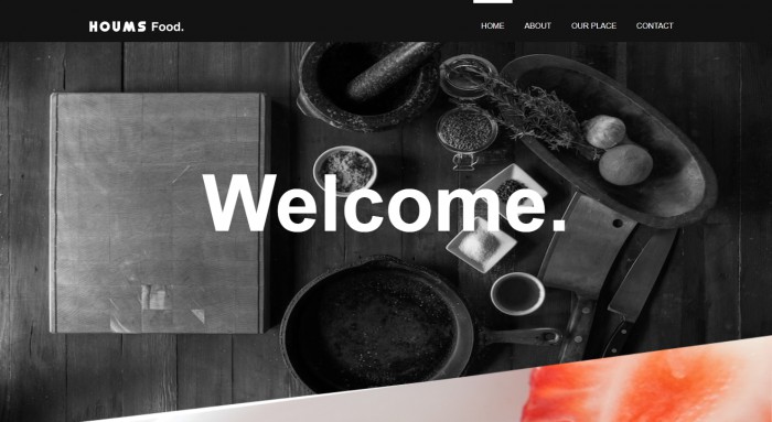 精品,美食,精品美食响应式网页模板,网站模板免费下载,